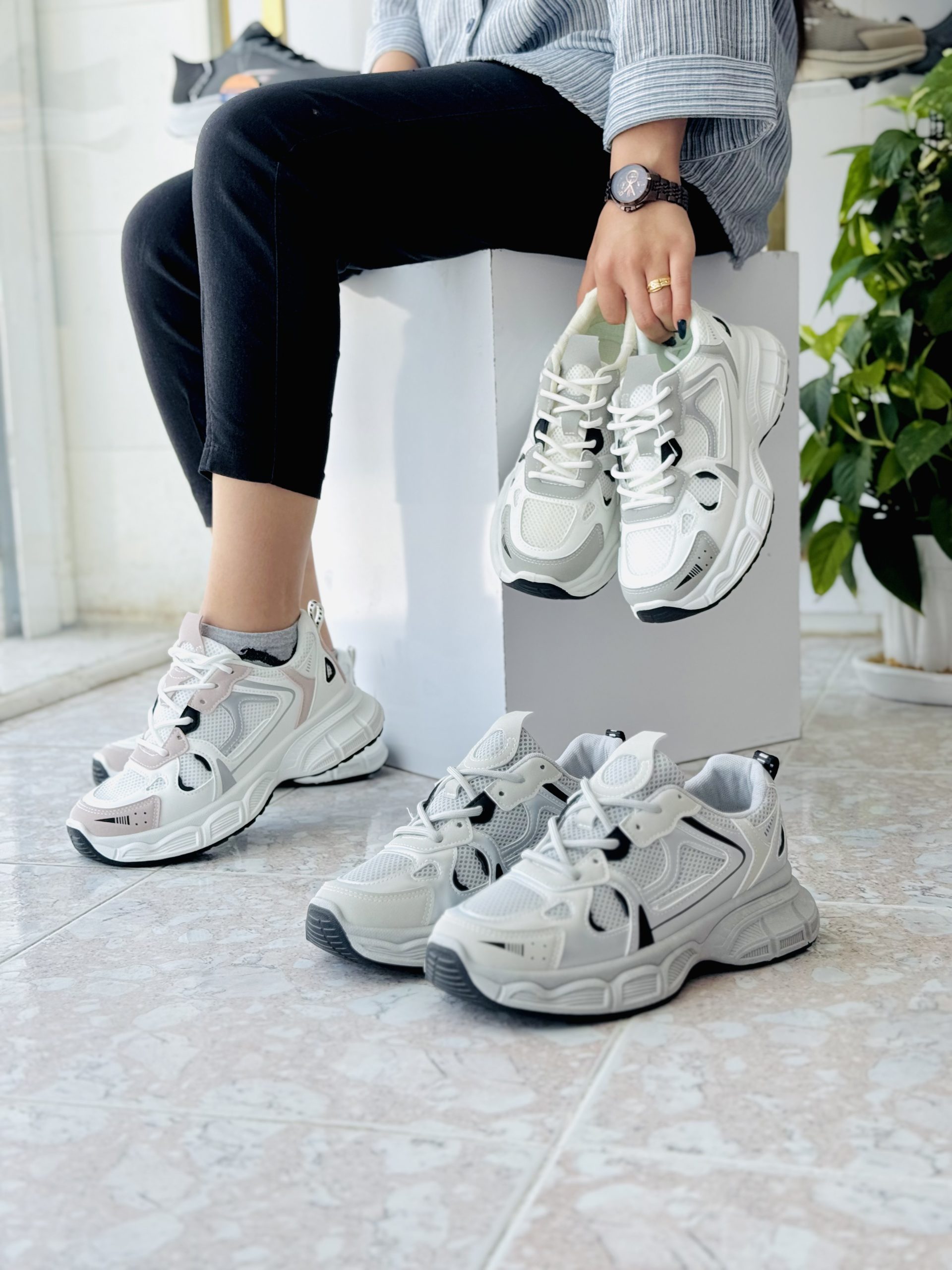 کتونی لژدار سبک ساکونی Eleva S1 | Eleva S1 Platform Sneakers